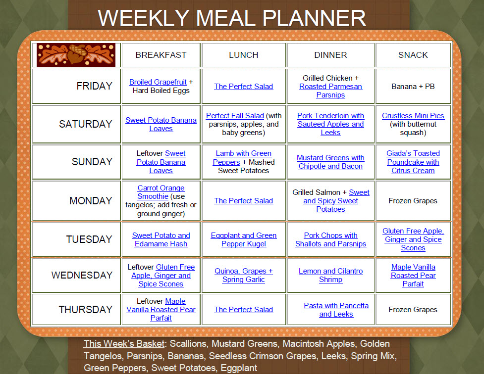 Body For Life Meal Plan Printable Printable Word Searches